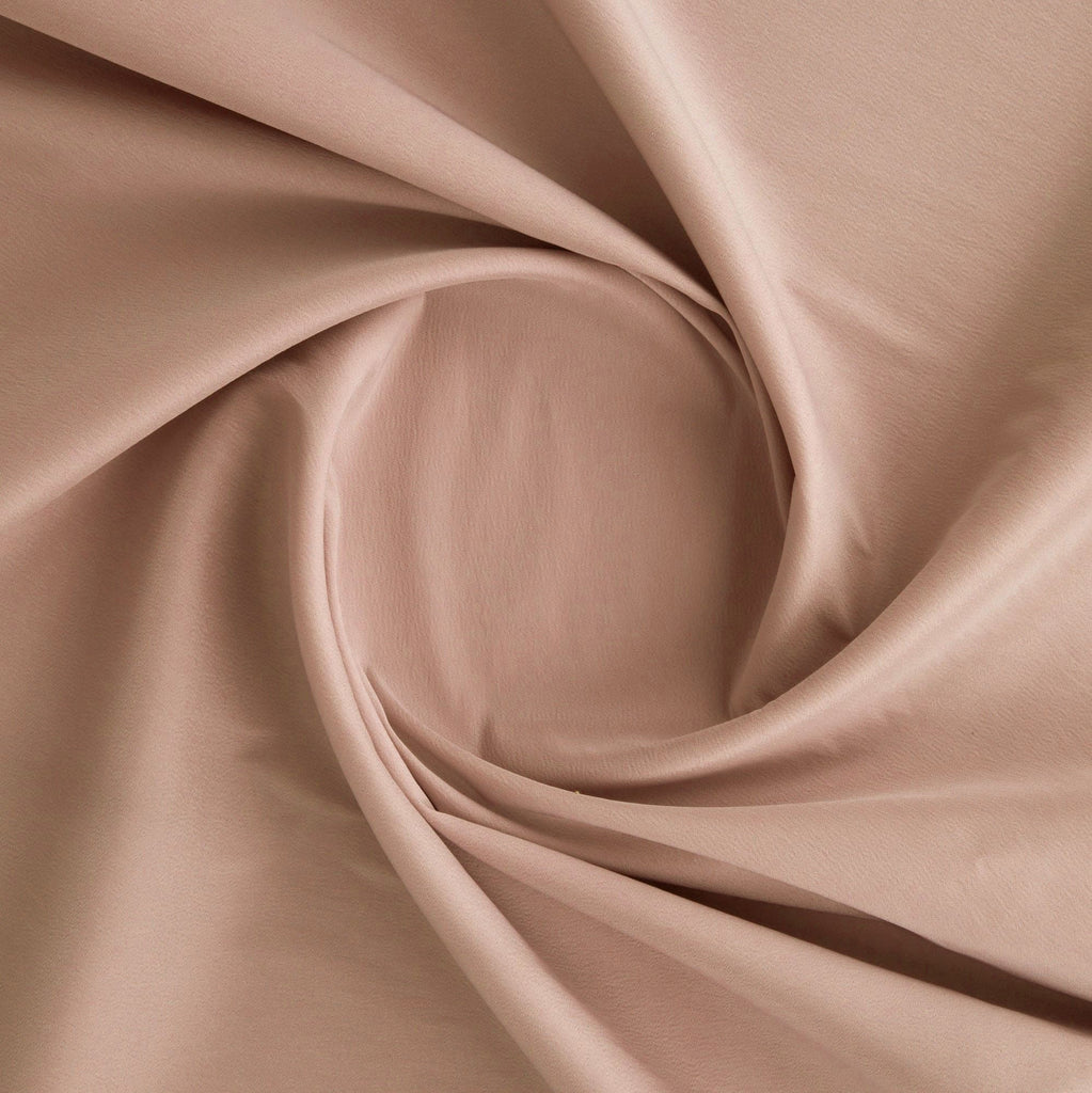 IRIDESCENT STRETCH TAFFETA | 6700 BUFF POWDER - Zelouf Fabrics