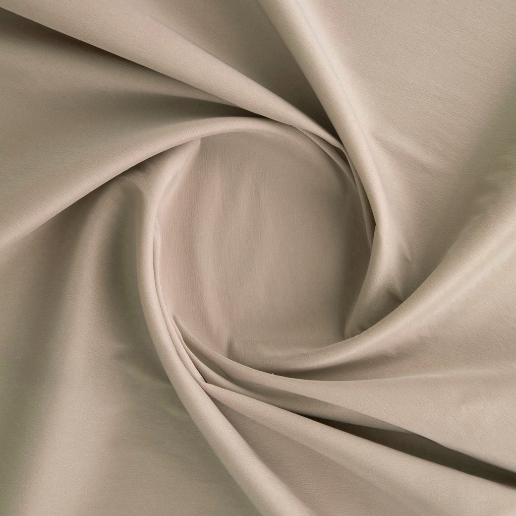 IRIDESCENT STRETCH TAFFETA | 6700 IVORY POWDER - Zelouf Fabrics