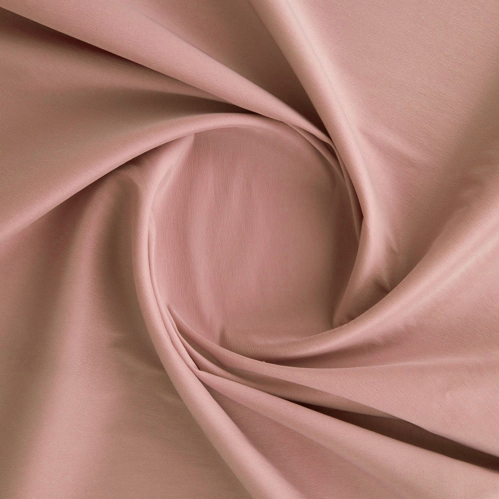 IRIDESCENT STRETCH TAFFETA | 6700 TEA ROSE - Zelouf Fabrics