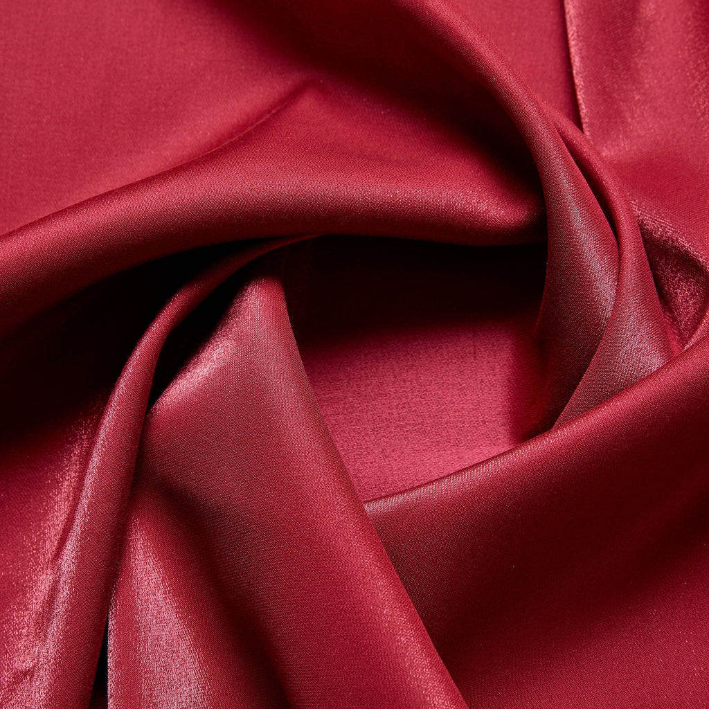 RED ALLURE | 6743 - SOLID SPANDEX SHIMMER - Zelouf Fabrics