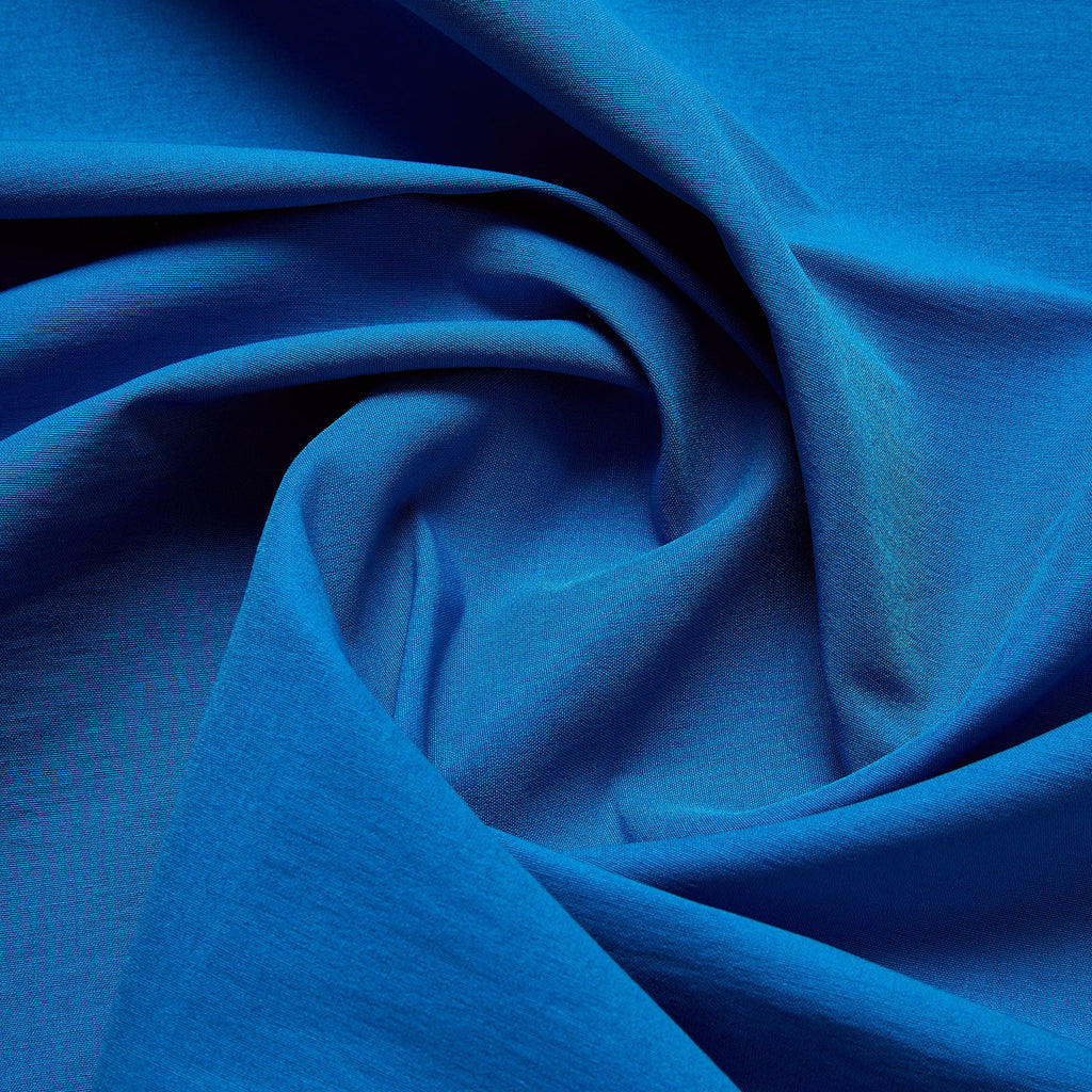 JACKIE STRETCH TWILL TAFFETA  | 6969 PLENTY TURQ - Zelouf Fabrics