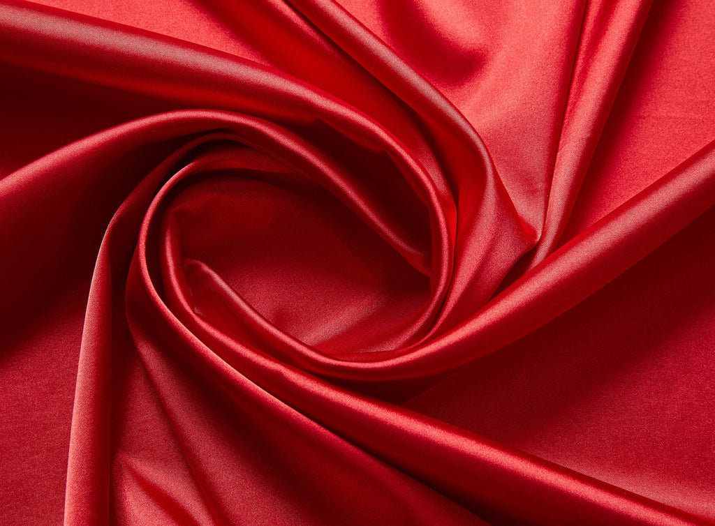 APPLE JELLY | 7083 - SOLID 75D STRETCH SATIN - Zelouf Fabrics
