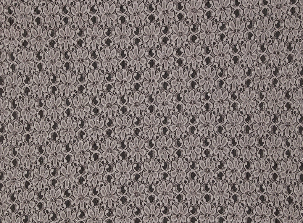 DARLING TAUPE | 7266-MINI GLIT - RIO MINI GLITTER STRETCH LACE - Zelouf Fabrics