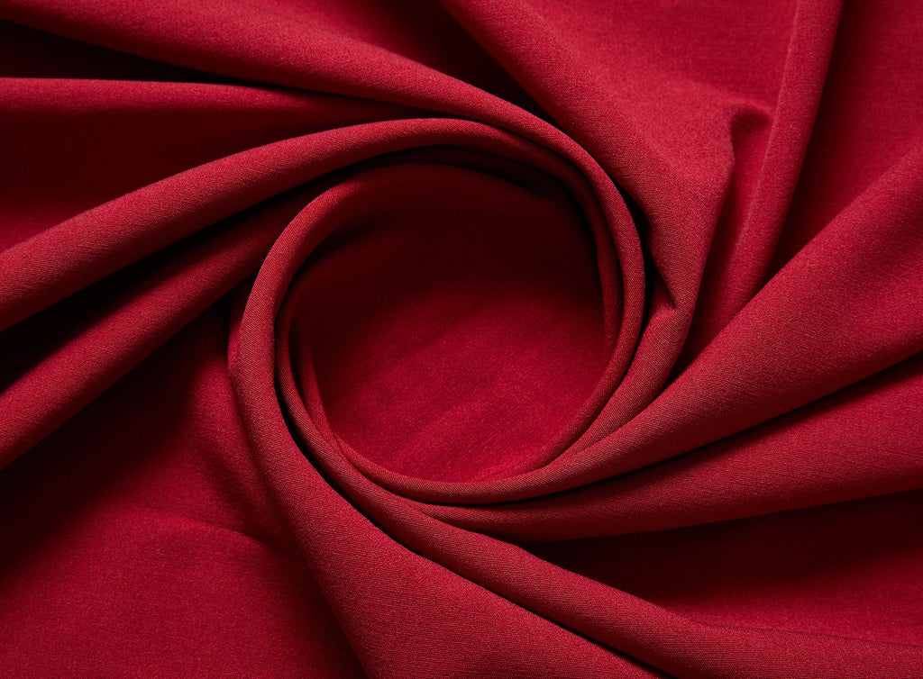 STRETCH BENGALINE  | 7302 RED - Zelouf Fabrics