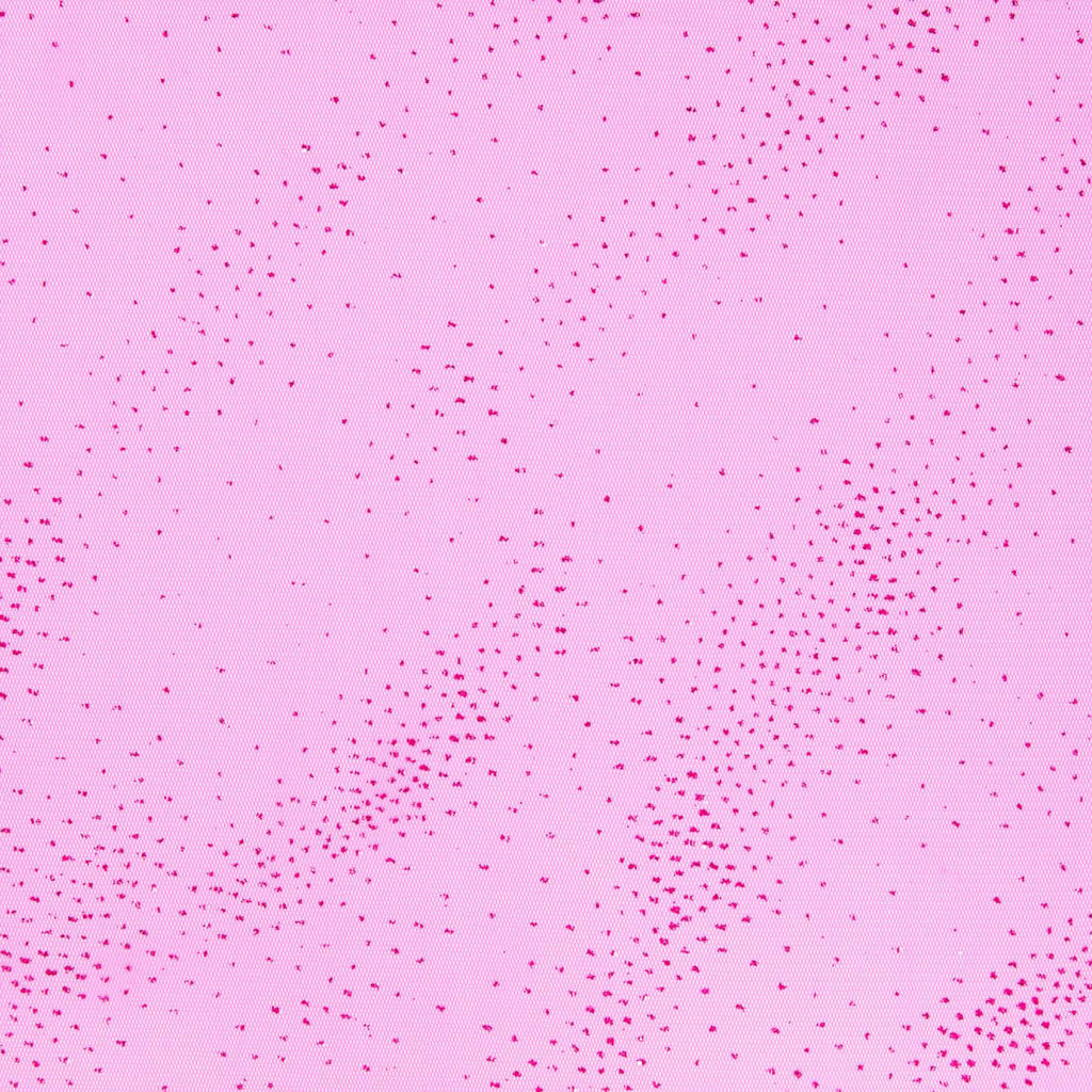 PINK | 7305 - TULLE W/ BIAS GLITTER AND HALOGRAM - Zelouf Fabrics