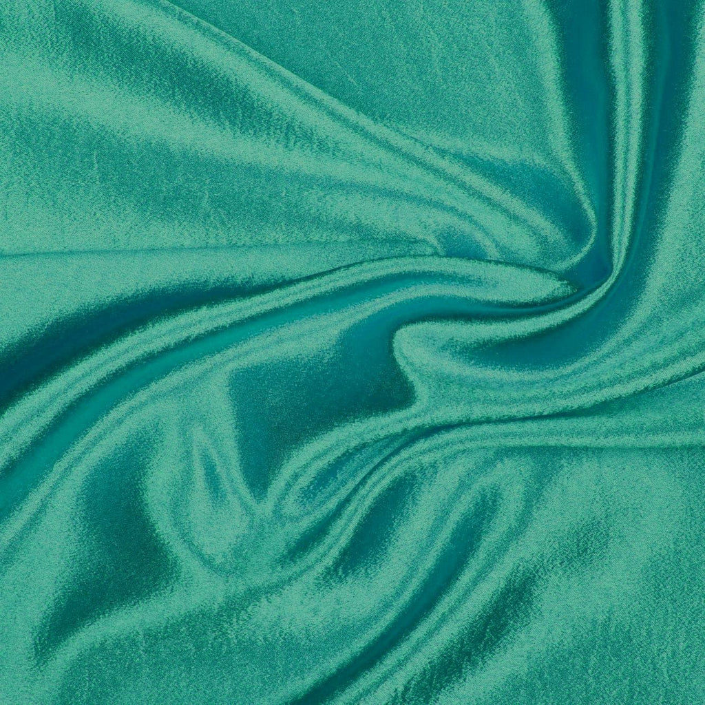 AQUA MARBLE | 7312-BLUE - SOLID CHLOE STRETCH SATIN CREPE - Zelouf Fabric