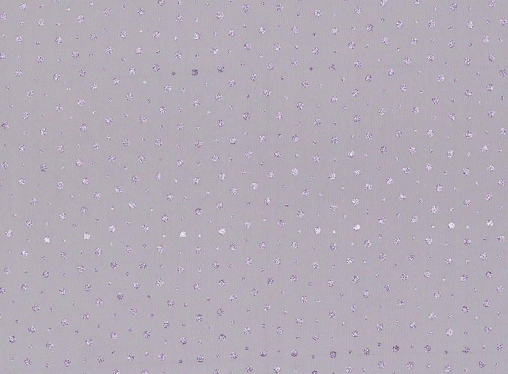 BROWN/LILAC | 7334 - VARIGATED DOT GLITTER TULLE - Zelouf Fabrics