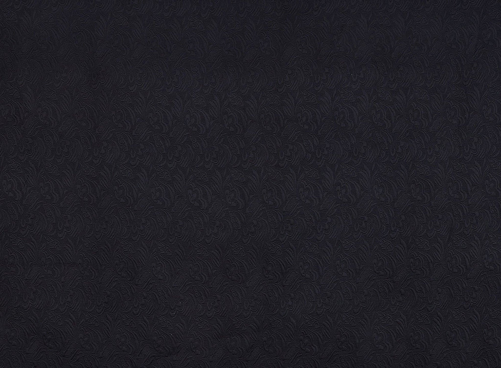 BLACK | 7507 - SOLID JACQUARD - Zelouf Fabrics