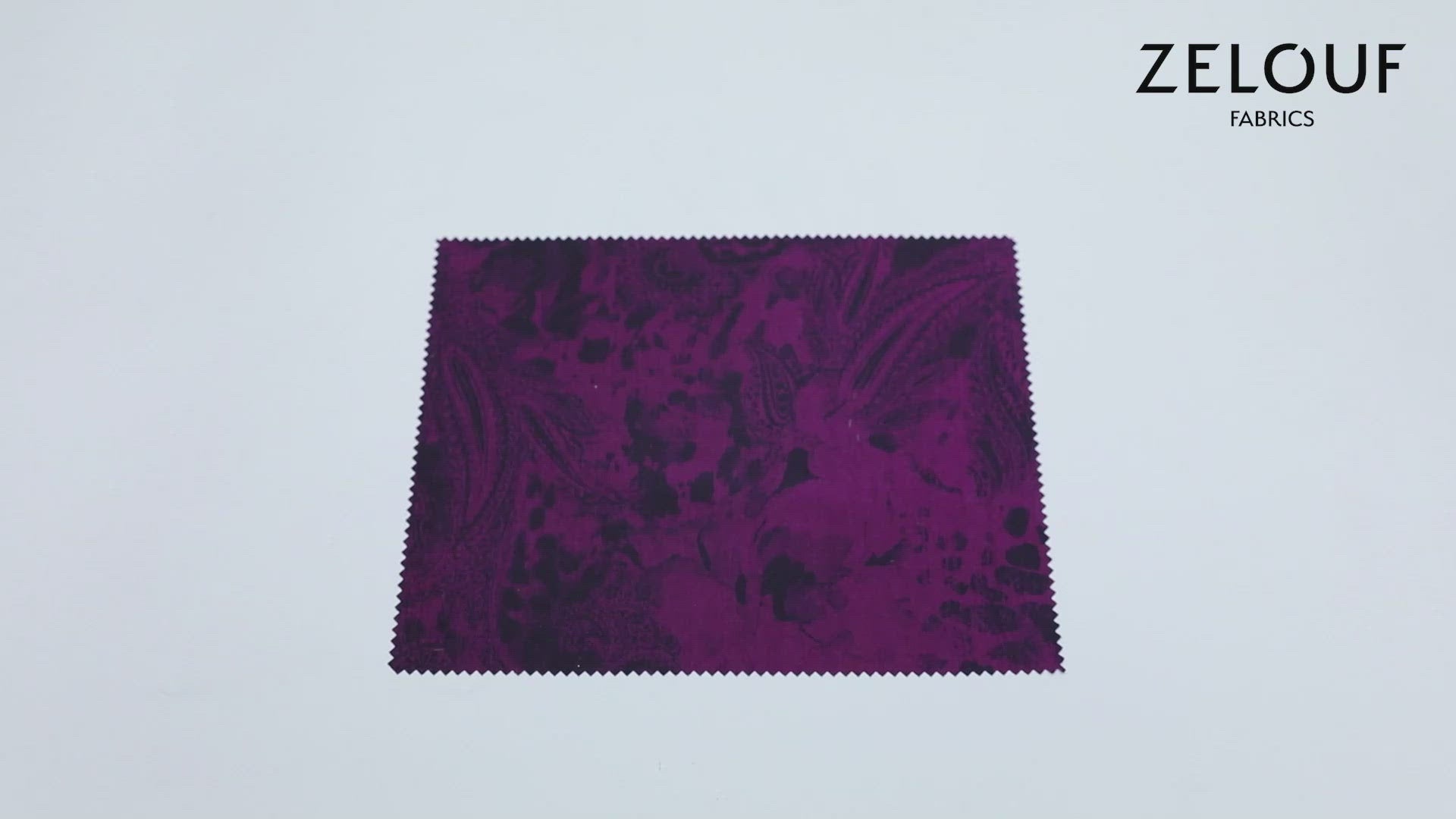 5433 6660 Paisley Print On Daniele Taffeta Video