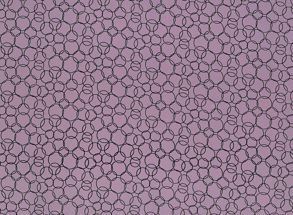 WINE DIAMOND | 7554SILVER-922 - RING FLOCK DOT GLITTER ORGANZA - Zelouf Fabrics
