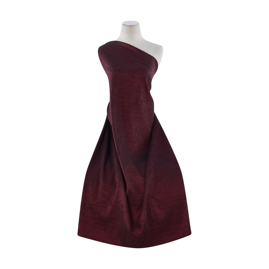 SPANISH RED | 7584 - 2TONE CRUSHED TAFETTA - Zelouf Fabrics