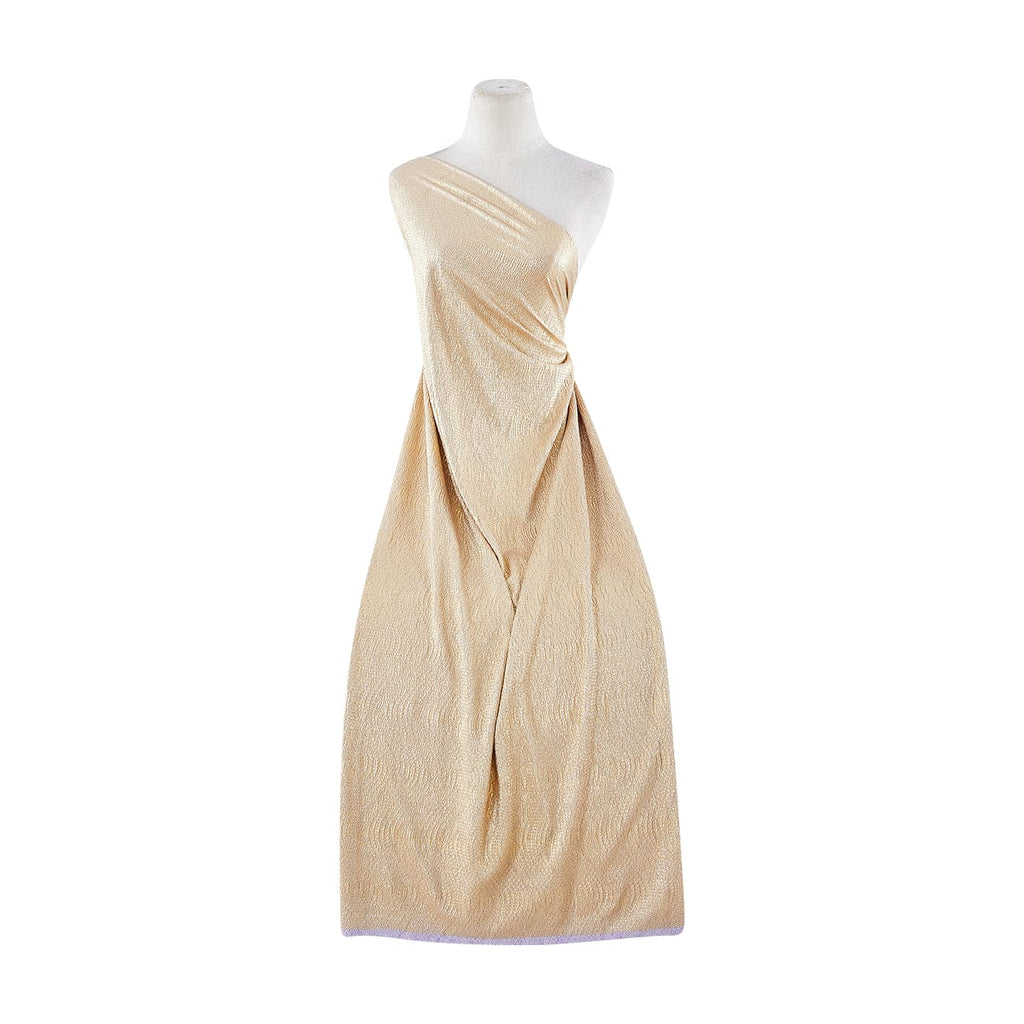 LE'LILAC/GOLD | 7727 - CRINKLED BODRE FOIL - Zelouf Fabrics