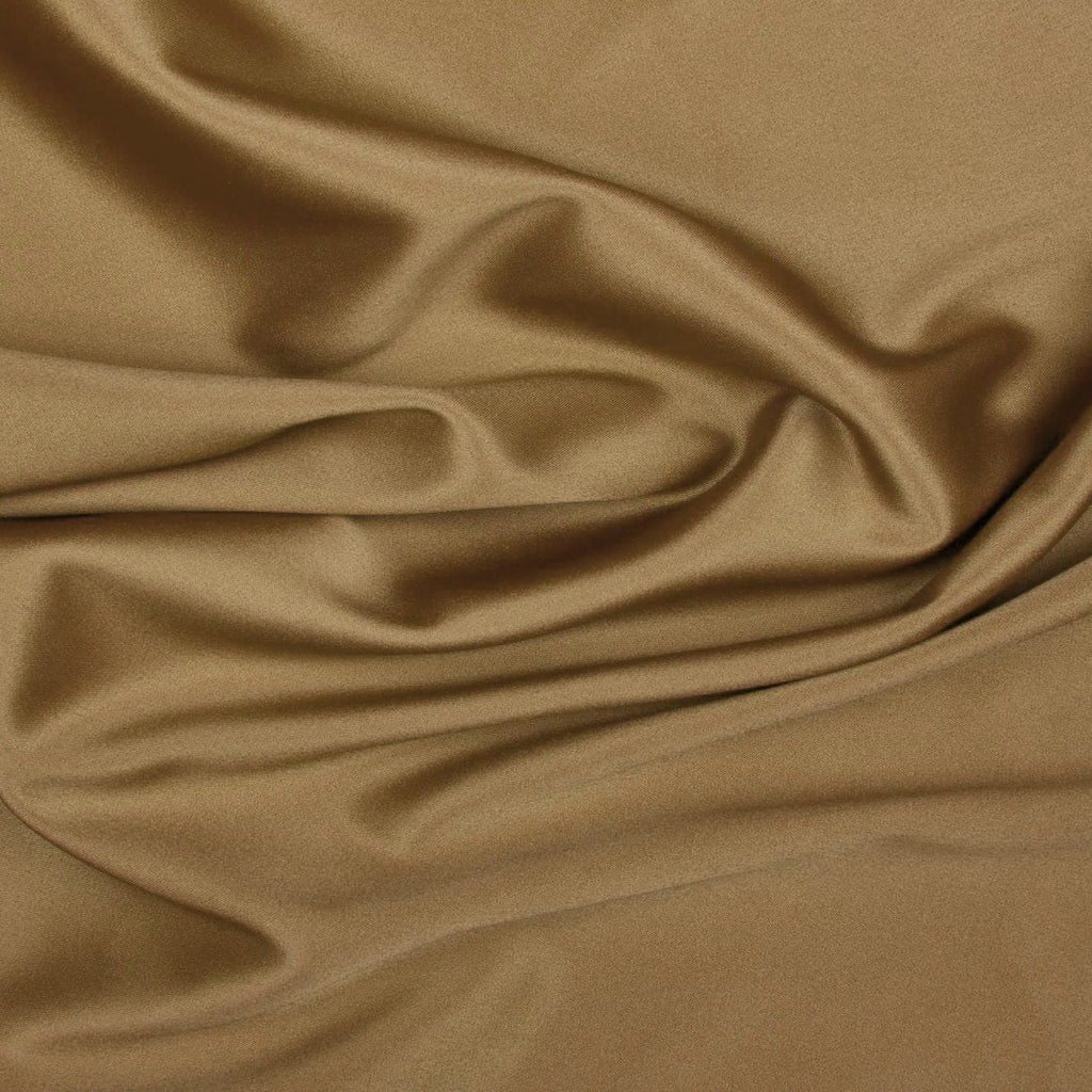 LOVELY GOLD | 7901-GOLD - SOLID MILANO STRETCH SATIN - Zelouf Fabrics