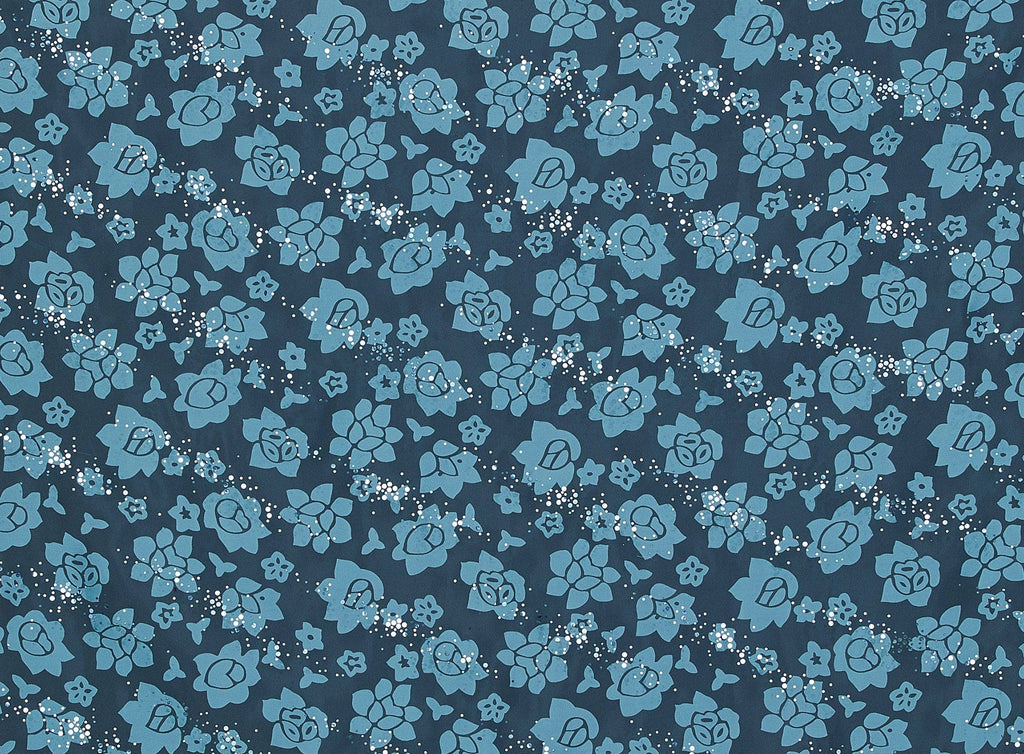 IRR. STAINGLASS FLORAL BURN-OUT ORGANDY W/ TRANS  | 7938-TRANS  - Zelouf Fabrics