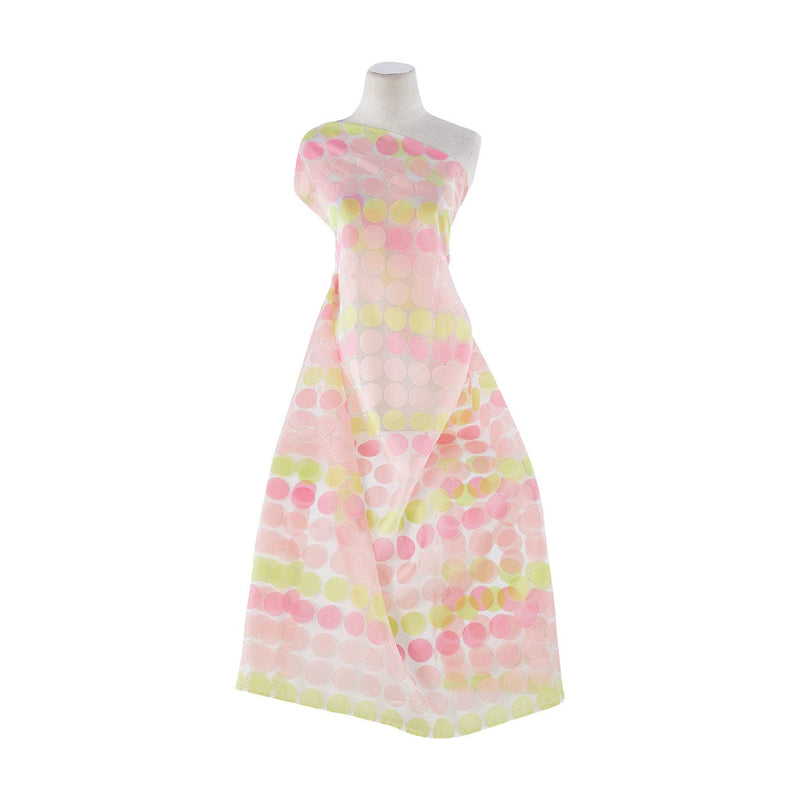 LARGE DOT ORGANDY BURN-OUT  | 7939