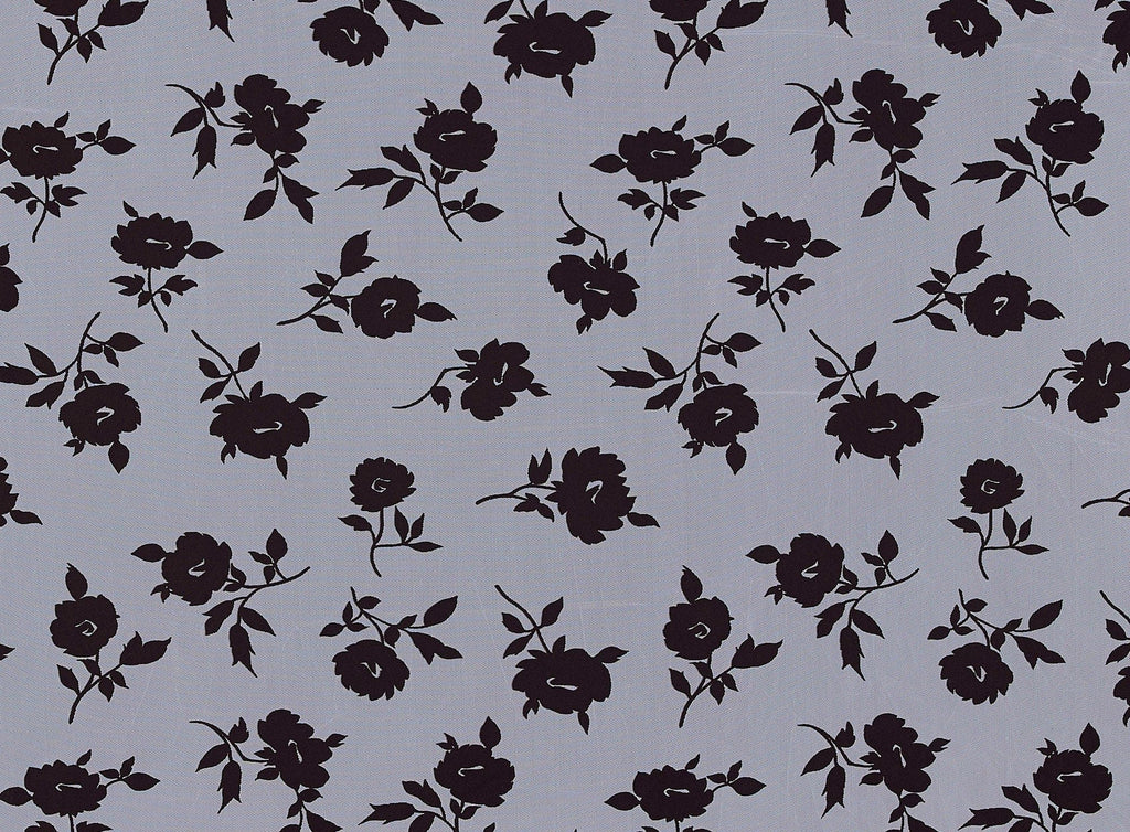 FLORAL PRINT ON TULLE  | 7956-1060  - Zelouf Fabrics
