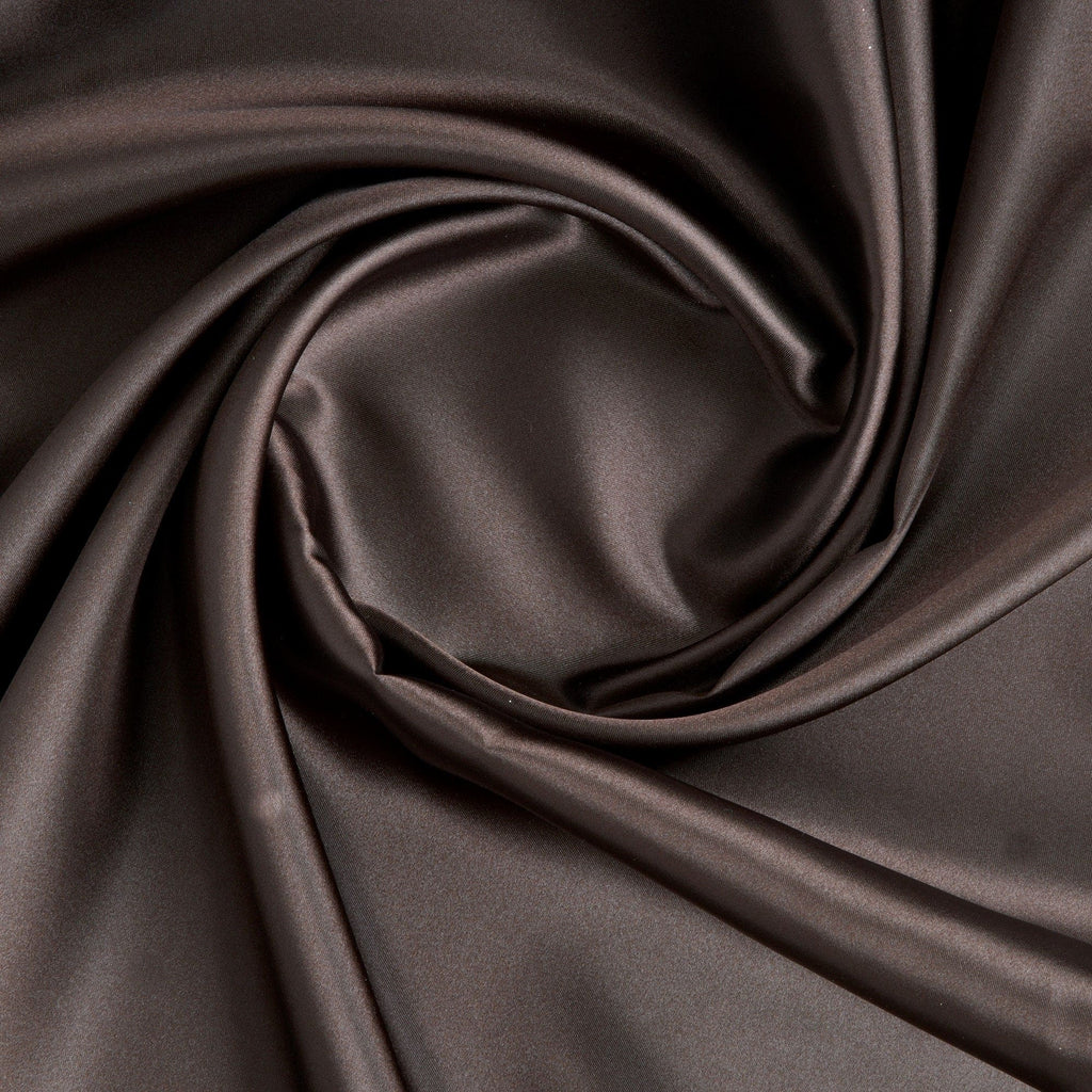 JESSICA SHINY SATIN  | 8242 BROWN - Zelouf Fabrics