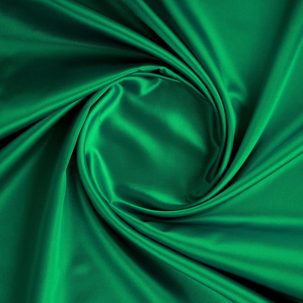 JESSICA SHINY SATIN  | 8242 EMERALD - Zelouf Fabrics