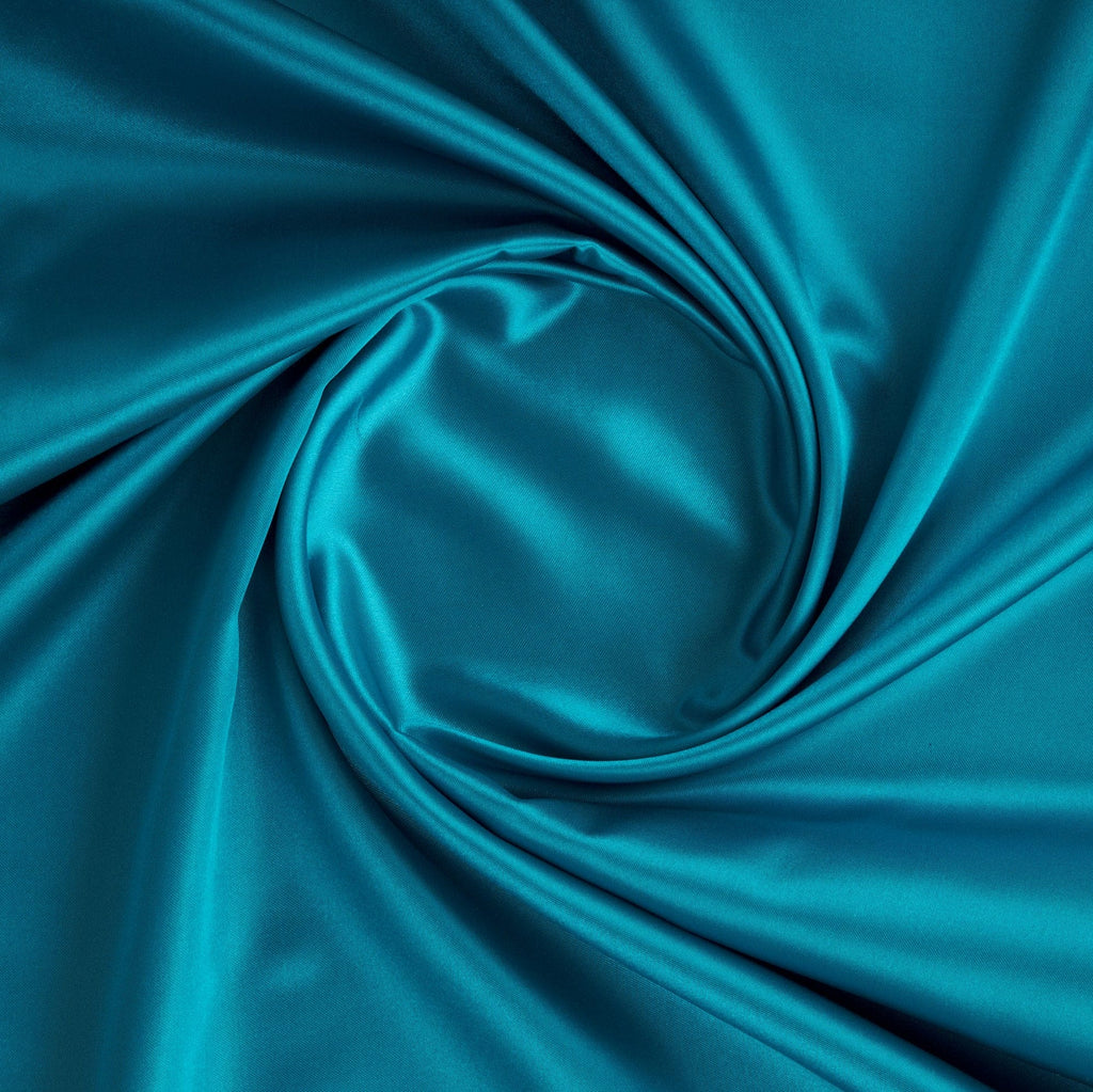 JESSICA SHINY SATIN  | 8242 TEAL - Zelouf Fabrics