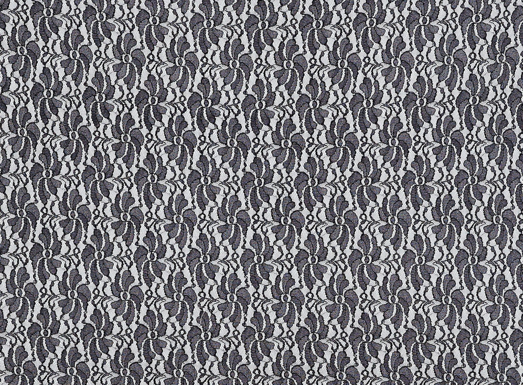 BLACK | 8265 - TONAL STRETCH LACE - Zelouf Fabrics