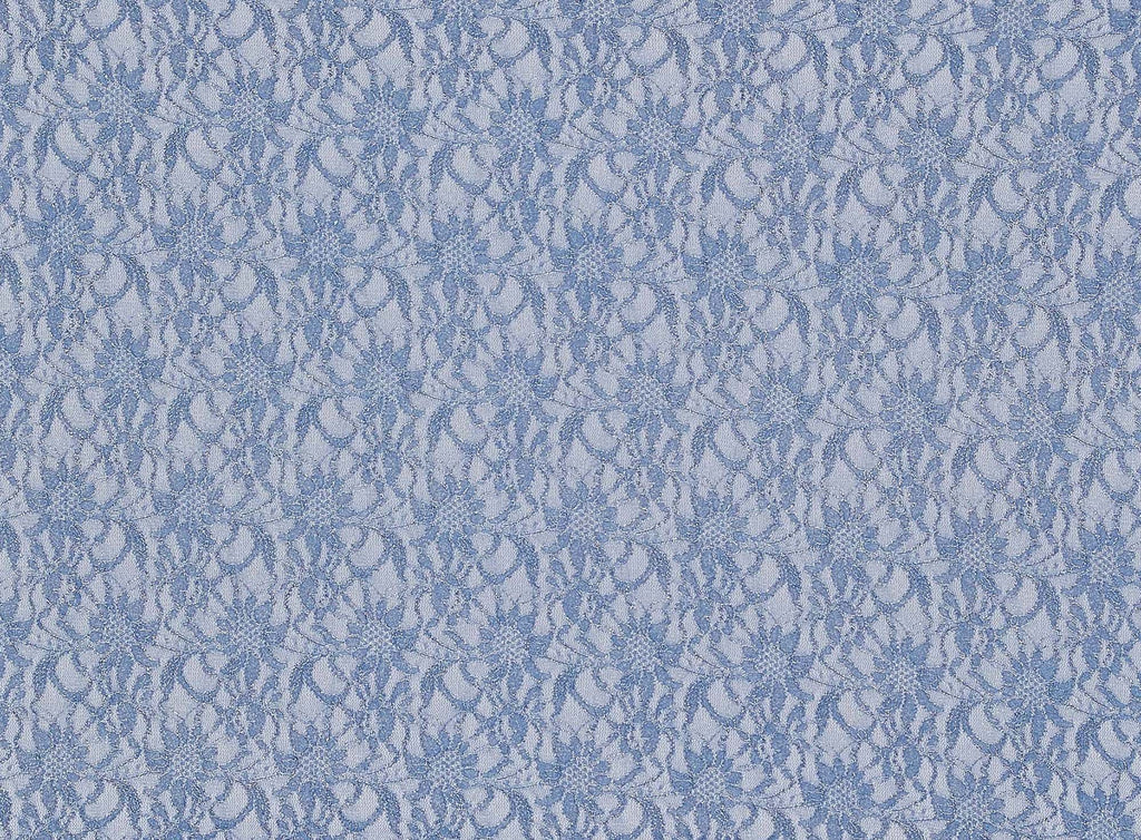TONAL STRETCH LACE WITH FOGGY FOIL  | 8266-FOIL  - Zelouf Fabrics