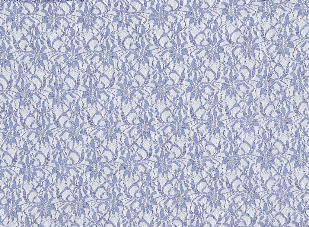 TONAL STRETCH LACE WITH FOGGY FOIL  | 8266-FOIL  - Zelouf Fabrics