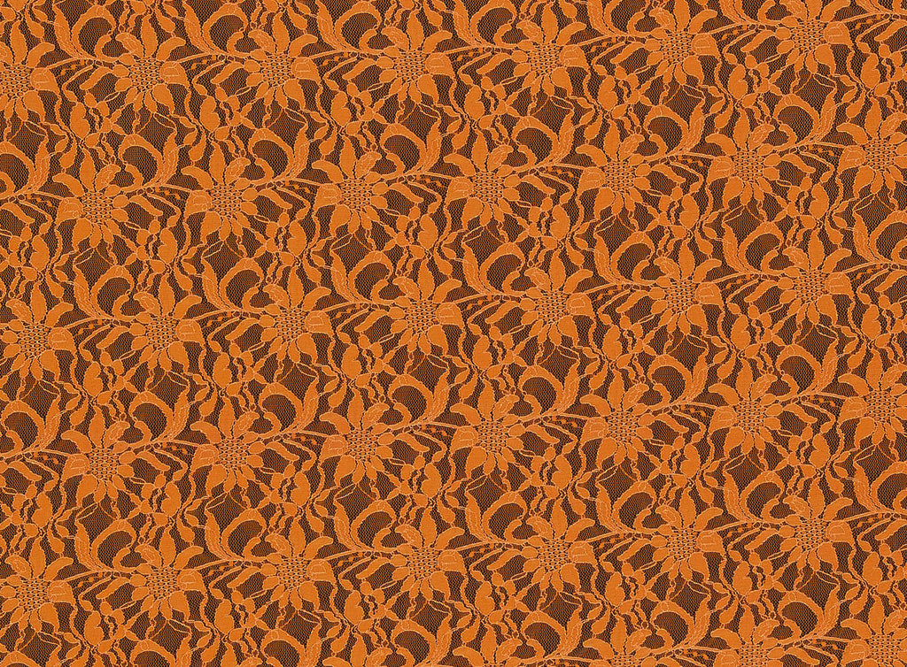 NEON ORANGE | 8266-NEON - NEON TONAL LACE - Zelouf Fabrics
