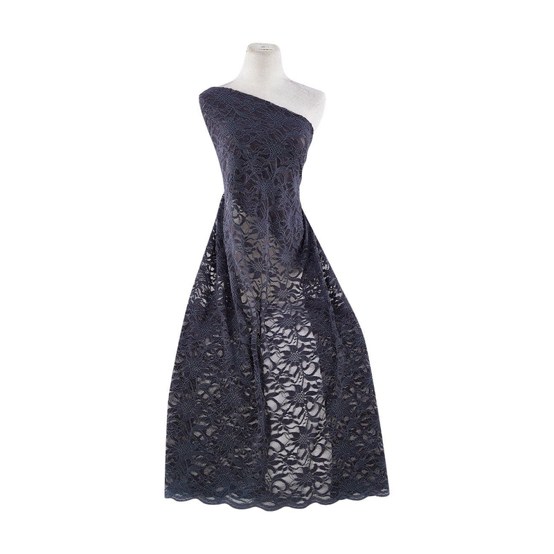 TONAL STRETCH LACE WITH SCALLOP  | 8266-SCALLOP