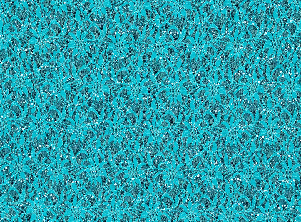 MINT SUGAR | 8266TRAN-SCALOP - TONAL STRETCH LACE W/TRAN-SCALLOP - Zelouf Fabrics