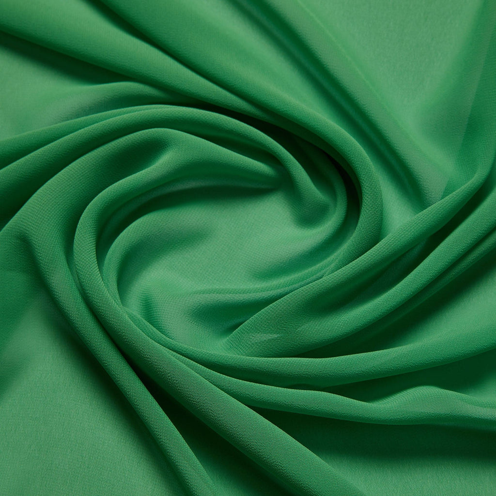 SOLID LEXUS CHIFFON  | 8350 CARTIER APPLE - Zelouf Fabrics