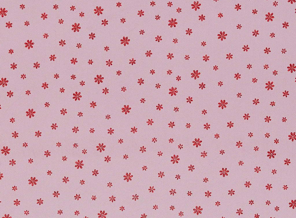 GLITTER DAISY ON TULLE  | 8378-1060  - Zelouf Fabrics