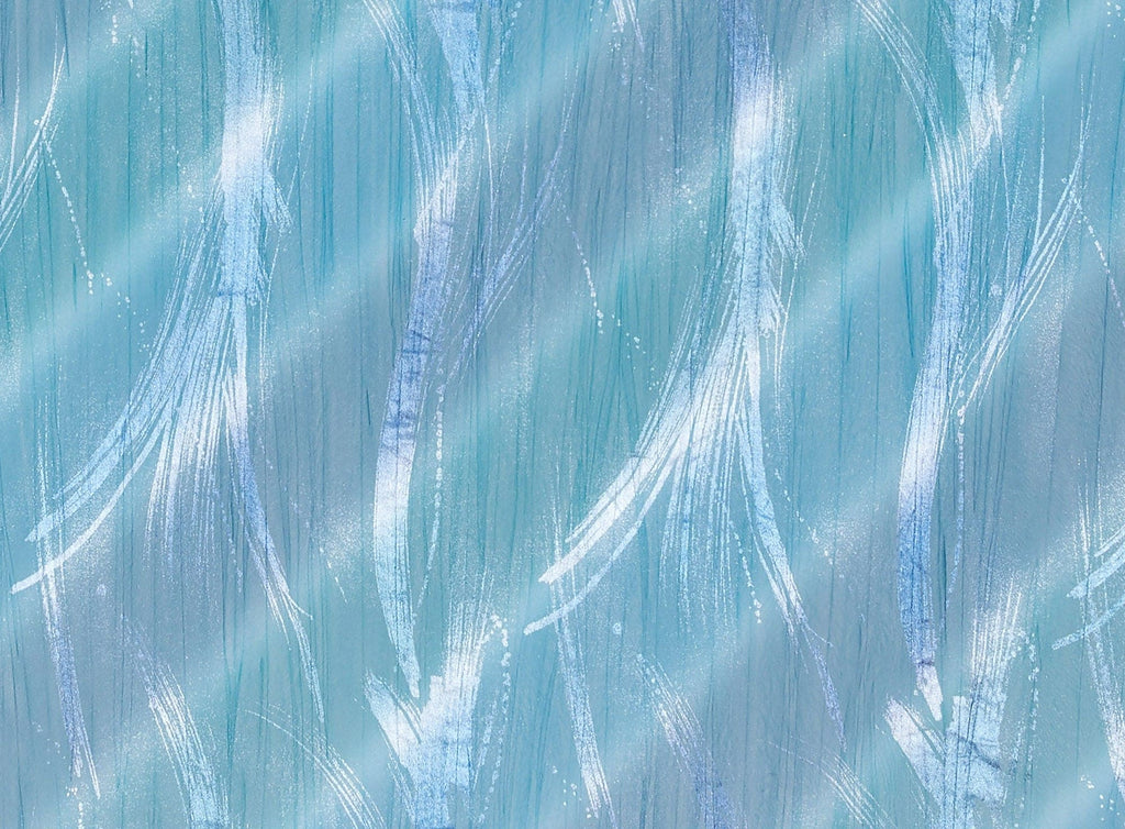 BIAS OMBRE W/FOIL ON CRINKLED MJC  | 8516-631  - Zelouf Fabrics