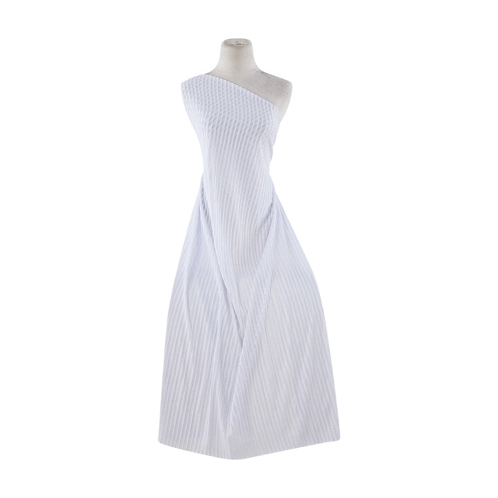 STRIPE KNIT  | 8526 WHITE - Zelouf Fabrics