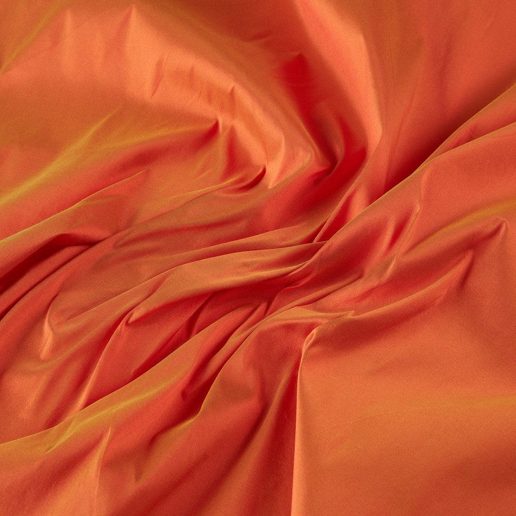 SILKY TAFFETA | 8555 1051 ORANGE - Zelouf Fabrics
