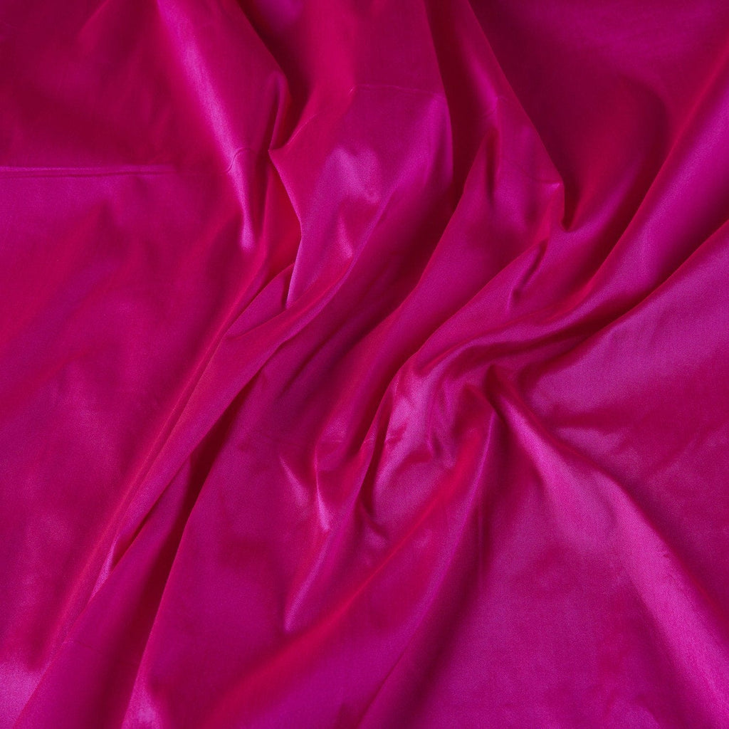SILKY TAFFETA | 8555 HOT PINK - Zelouf Fabrics