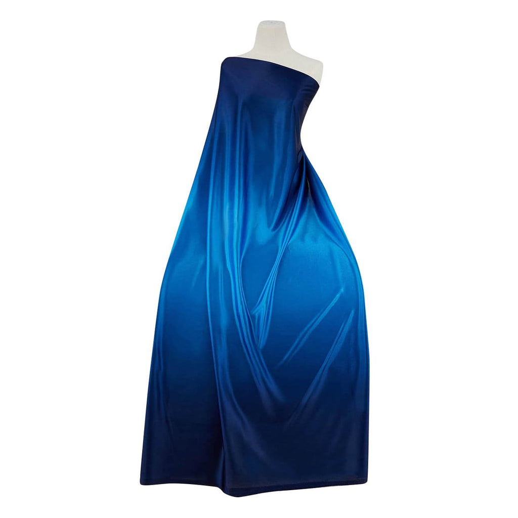 TONIC BLUE/NAVY | 8760-BLACK BLUE - DOUBLE OMBRE ON SILKY KNIT - Zelouf Fabrics