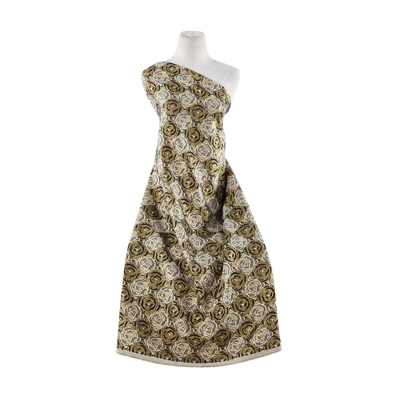 ROSE BROCADE WITH METALLIC | 8899 BLACK/GOLD ROSE BROCADE WITH METALLIC | 8899 BLACK/GOLD