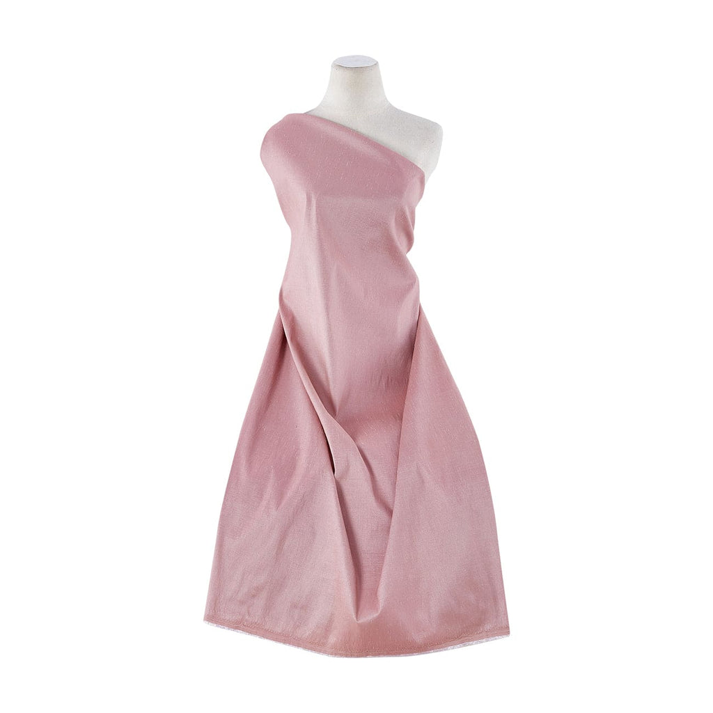 SOLID SLUB STRETCH IRIDESCENT SHANTUNG  | 8934 WEDGEWOOD ROSE - Zelouf Fabrics