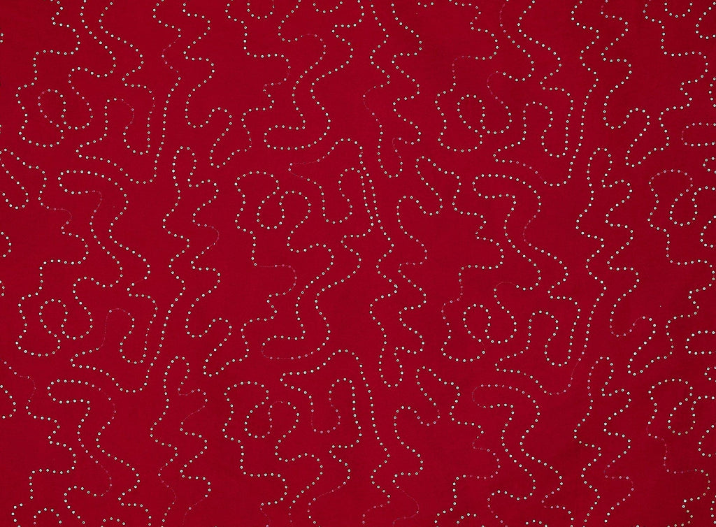 SEQUINS ON ALEXANDRA N/P TAFFETA  | 8939-6085  - Zelouf Fabrics