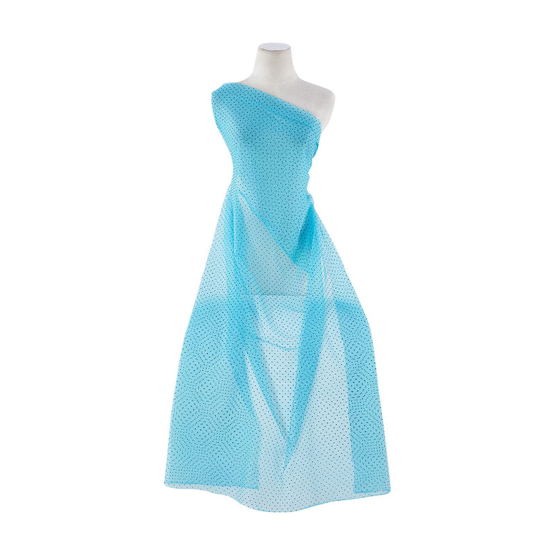 PIN DOT FLOCK ON TULLE  | 9039-1060