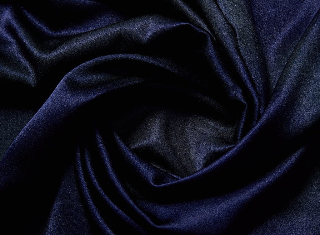 SOLID FIFTH AVENUE CREPE  | 9050 BULGARI NAVY - Zelouf Fabrics