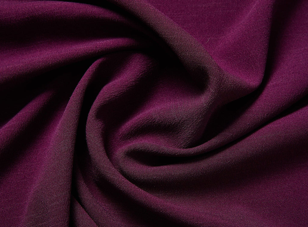 SOLID FIFTH AVENUE CREPE  | 9050 BULGARI RUBY - Zelouf Fabrics