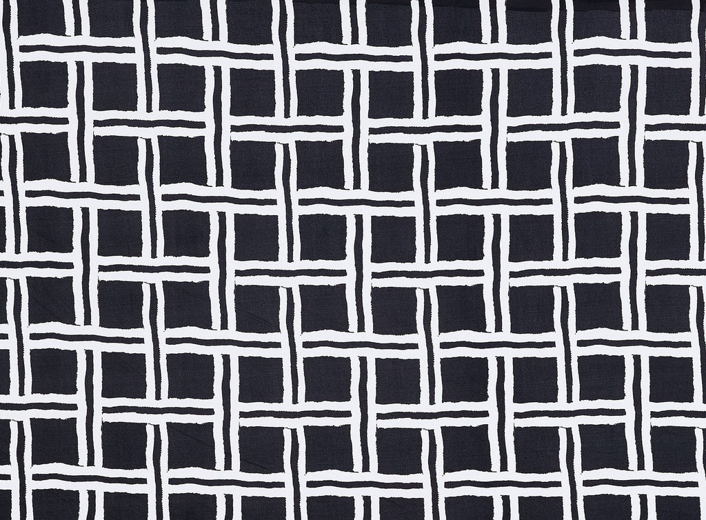 BASKET WEAVE BOX PRINT  | 9079-654  - Zelouf Fabrics