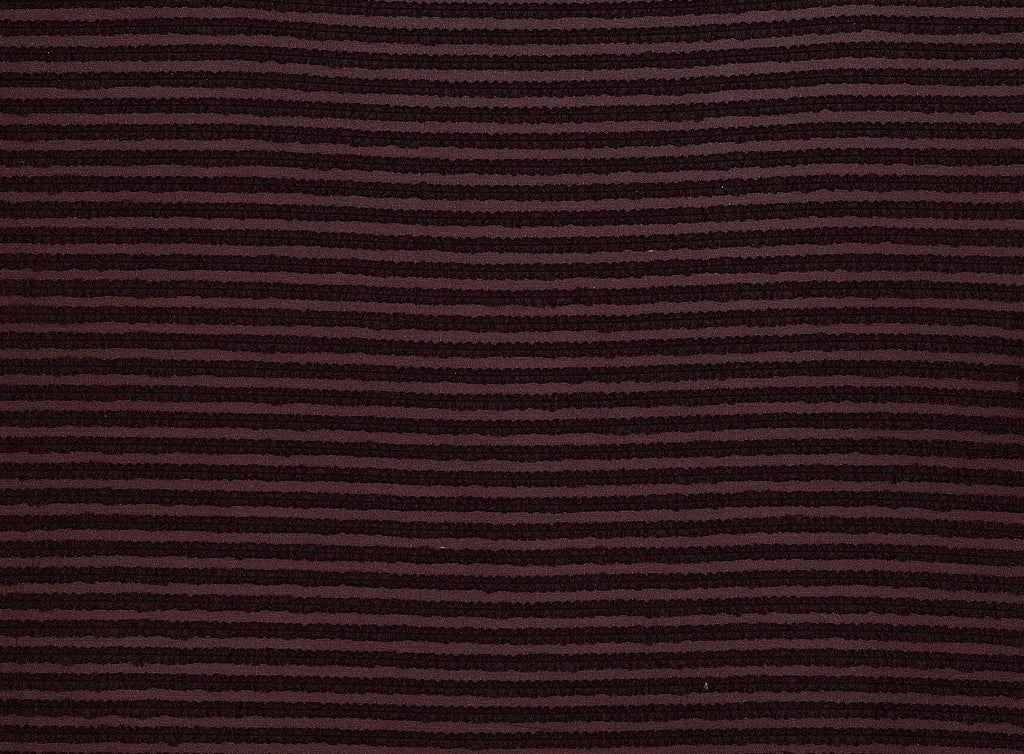 BROWN | 9147 - TUXEDO RUFFLE KNIT - Zelouf Fabrics