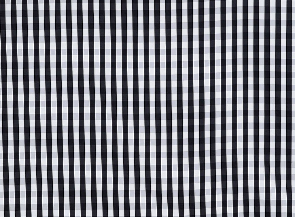 IVORY/BLACK | 9159 - CHECK TAFFETA - Zelouf Fabrics