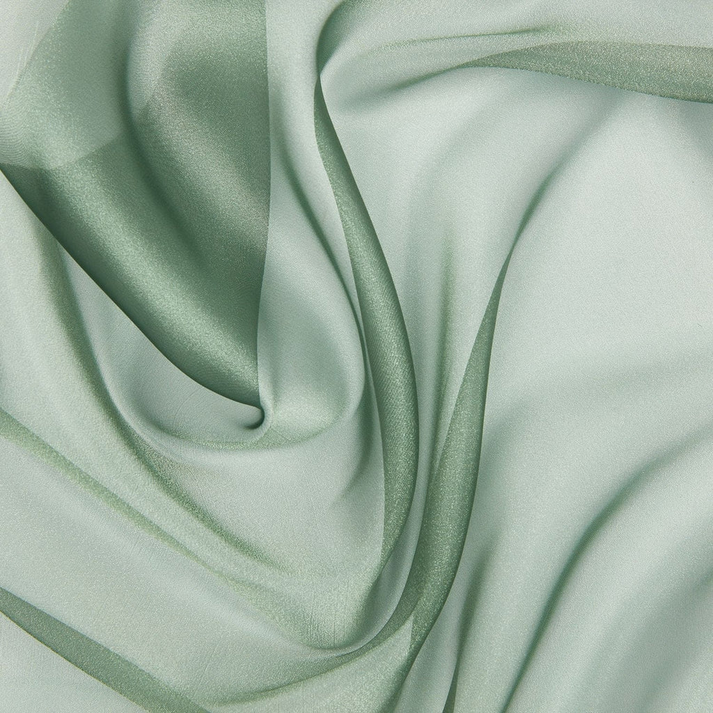 IRIDESCENT ORGANZA | 922 SEAFOAM OPAL - Zelouf Fabrics