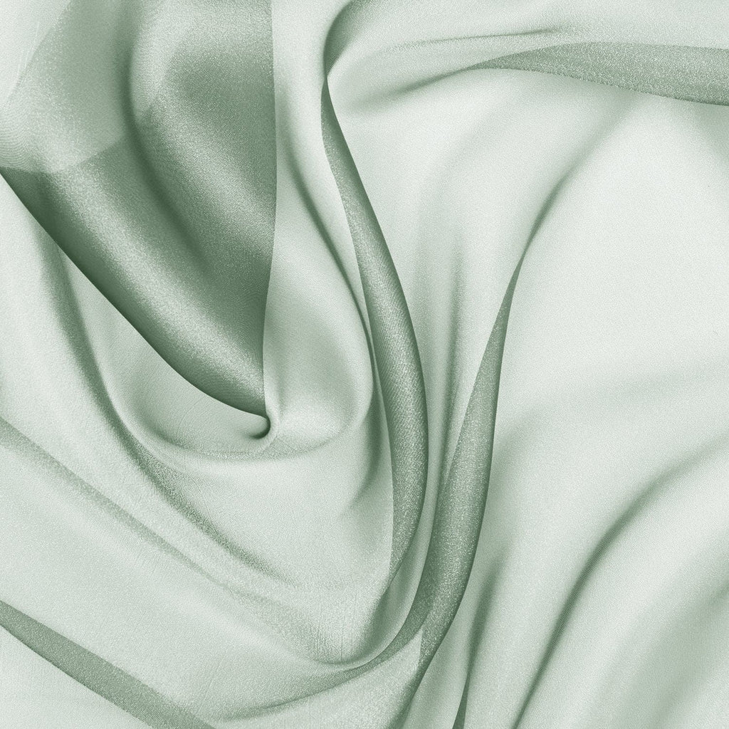 IRIDESCENT ORGANZA | 922 SHIMMER SEAFOAM - Zelouf Fabrics