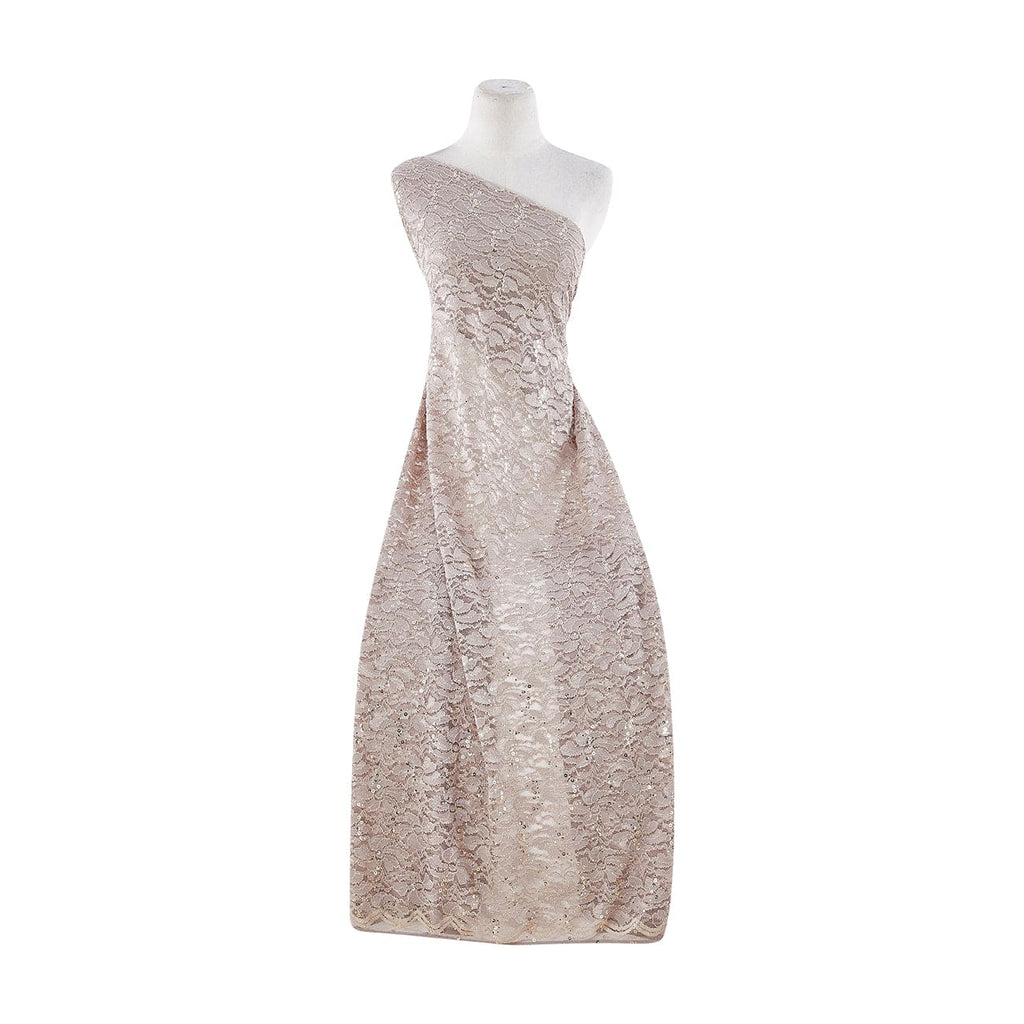 DARLING TAUPE | 9266-TRANS - MELISSA LACE W/ TRANS - Zelouf Fabrics