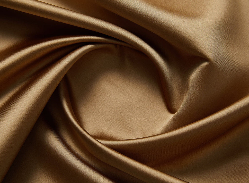 SOLID ACETATE BRIDAL SATIN  | 9280 GOLD - Zelouf Fabrics
