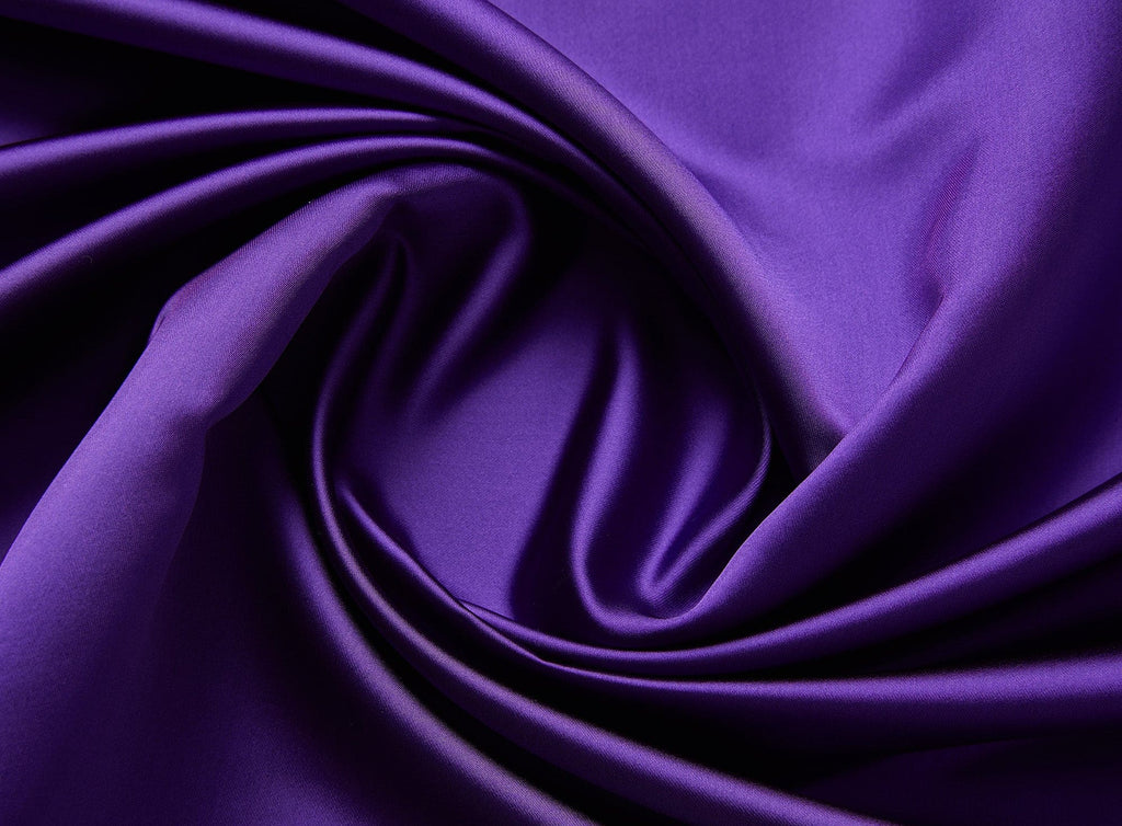 SOLID ACETATE BRIDAL SATIN  | 9280 PURPLE - Zelouf Fabrics